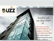 Tablet Screenshot of buzzclean.com